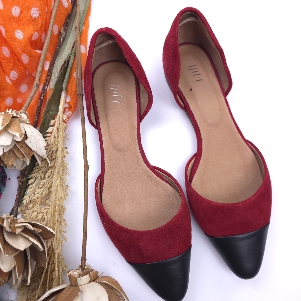 J. Jill Red and Black Women's Flats - Picture 2 of 5
